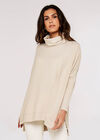 Soft Touch Heavy Jumper, Stone, large