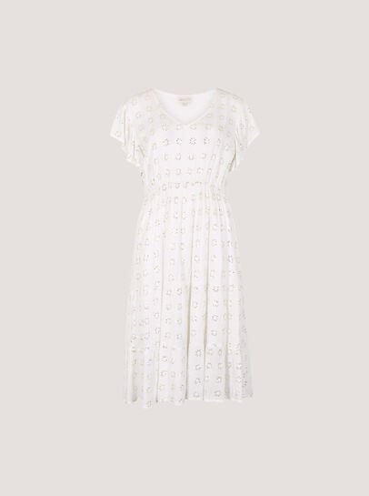 Sequin Floral Embroidered Mini Dress