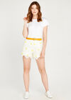 Daisy Lace Shorts, Cream, large