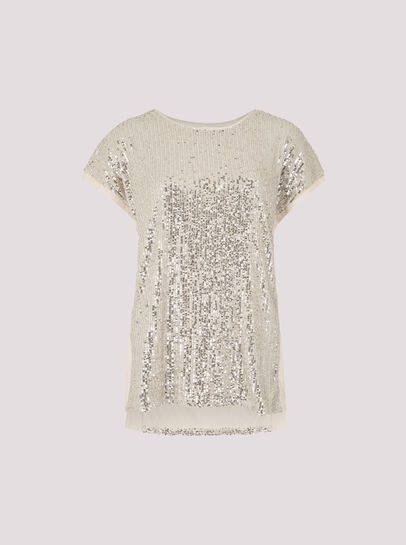 Sequin Embellished T-Shirt