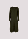 Knitted Midaxi Dress, Khaki, large