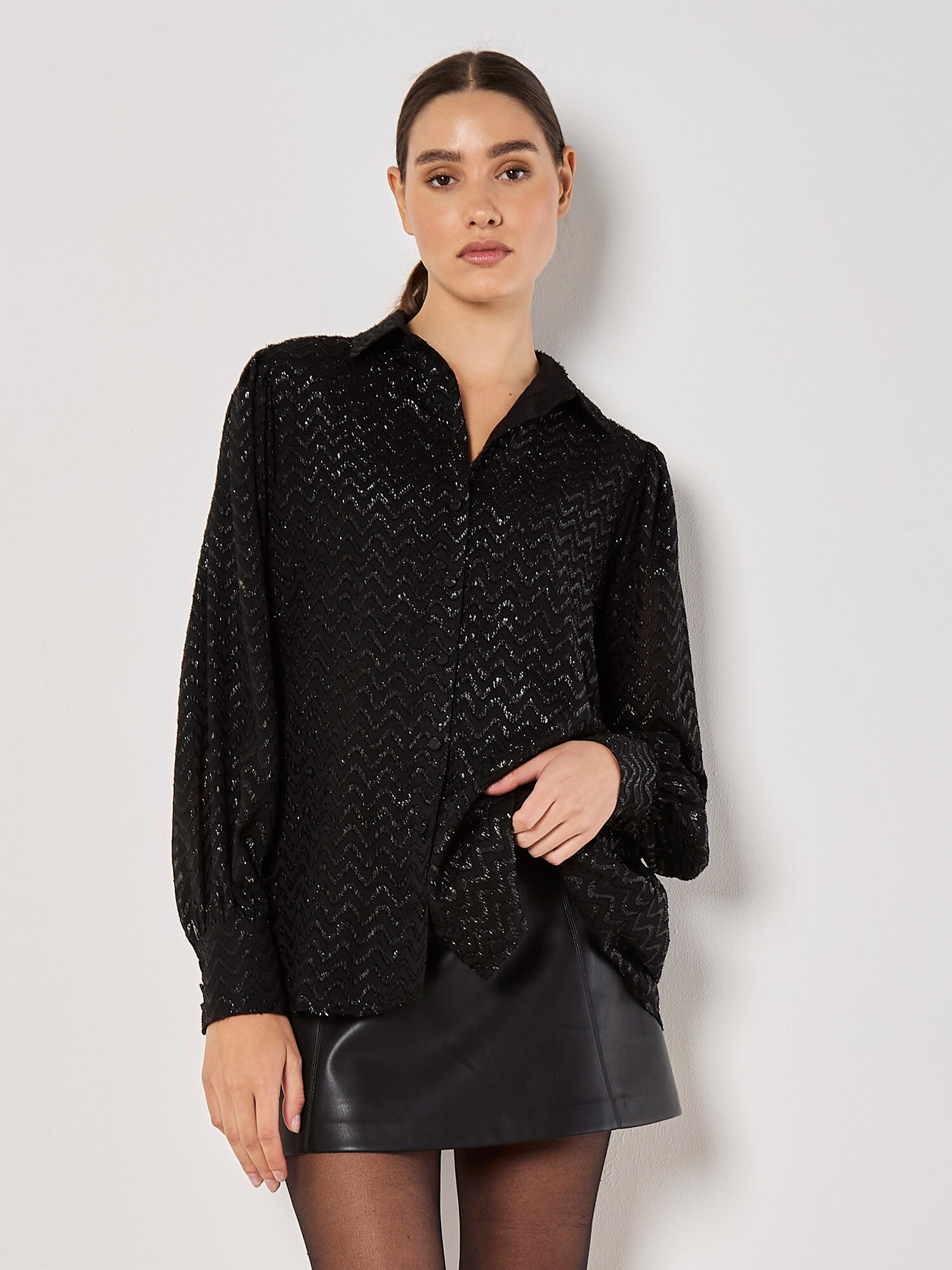 シャツ/ブラウス(長袖/七分) Lace Pockets Cotton-blend Blouseherlipto Women's Shirts & Blouses | Womenswear | Apricot Clothing