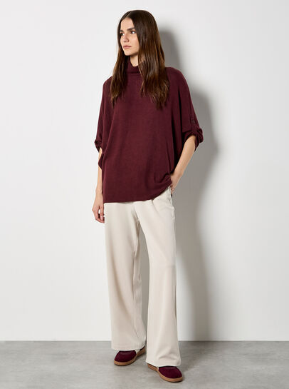 Soft Touch Roll Neck Top