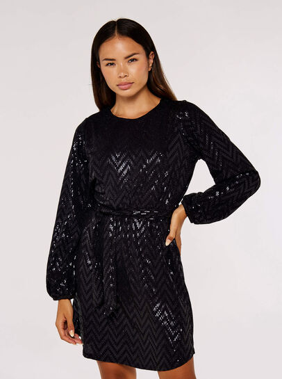 Chevron Mini Dress