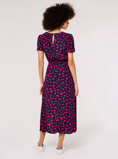 Floral Split Midi Dress