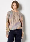 Abstract Leaf Jumper, Stone, large