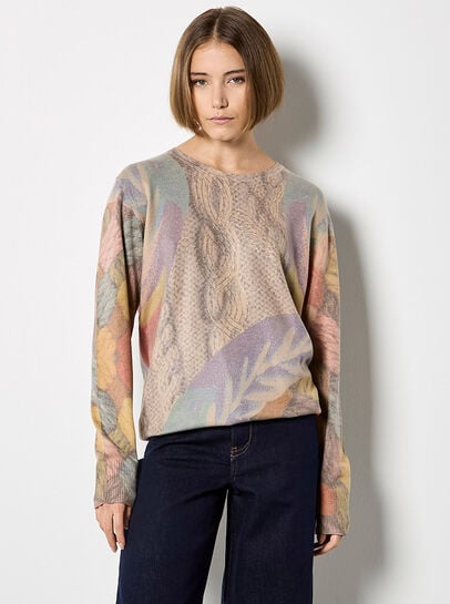 Abstract Leaf Jumper