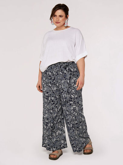 Curve Paisley Palazzo Trouser