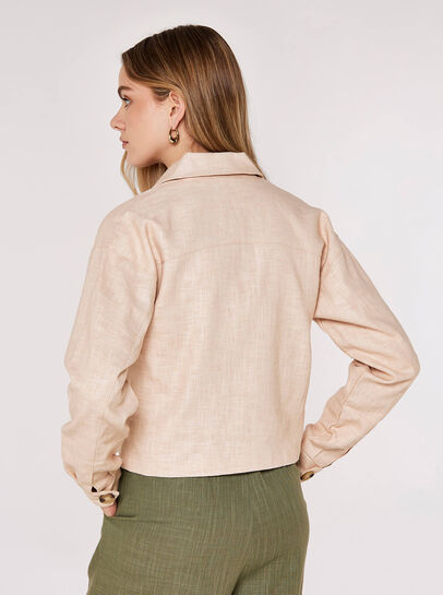 Linen Crop Jacket