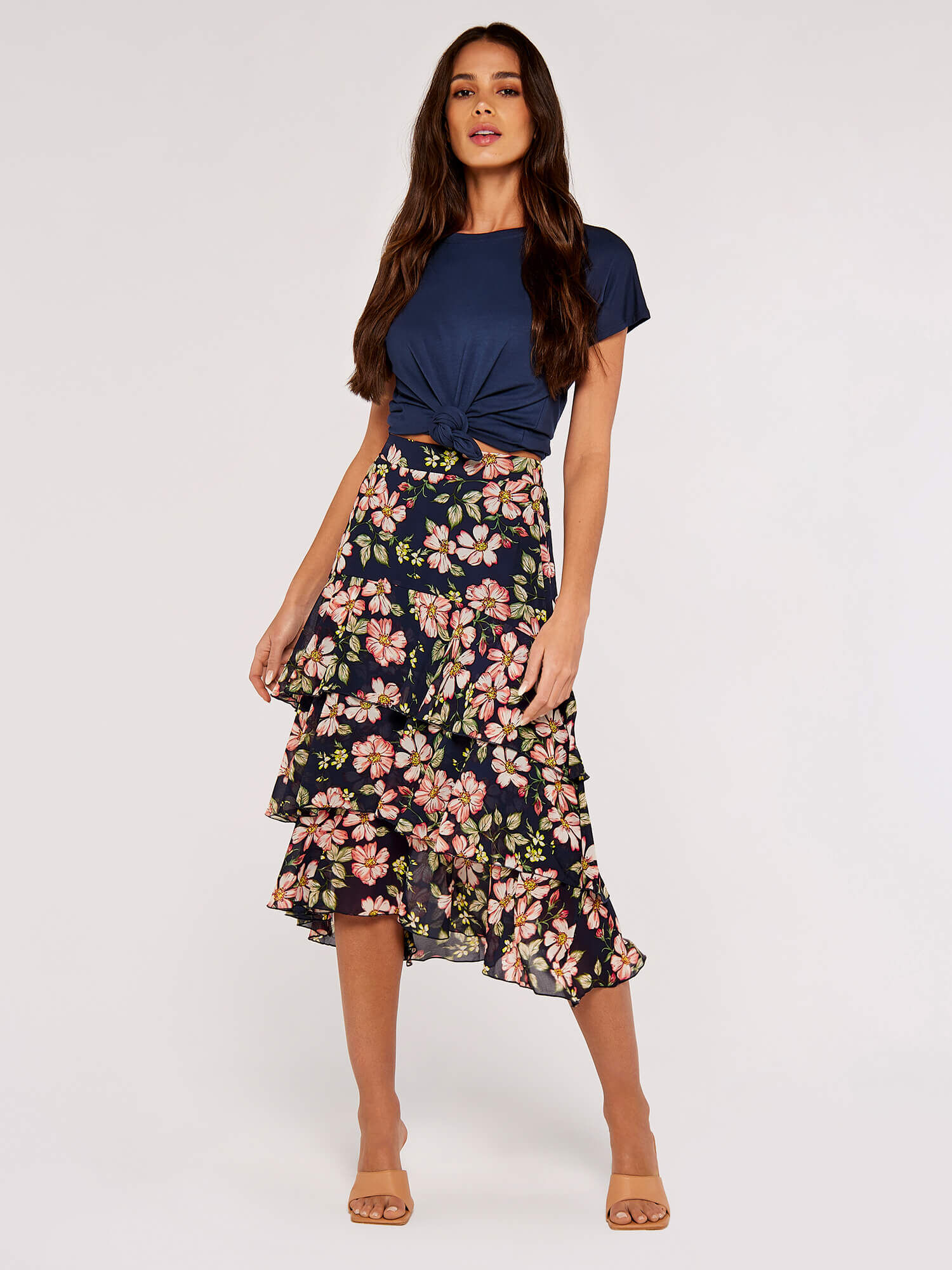 Jupe hot sale midi fleurie