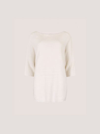 Stretch Knit Batwing Top