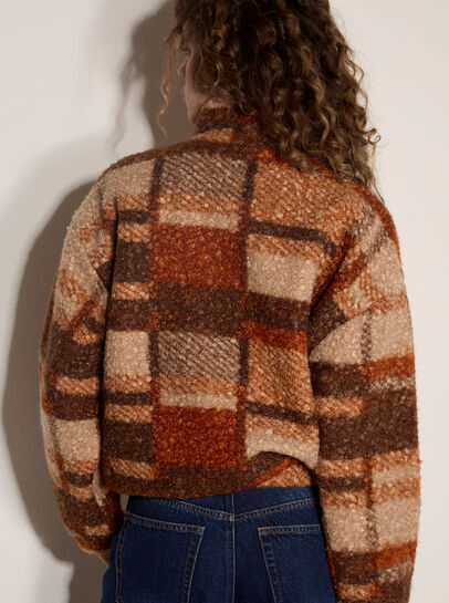 Soft Boucle Check Jacket