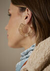 Gold Tone Wire Hoop Earrings, Assorted, large