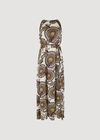 Paisley Halter Neck Maxi Dress, Stone, large