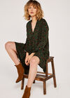 Leopard Print Dress, Khaki, large