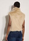 Faux Fur Gilet, Stone, large