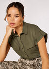 Utility Casa Boxy Shirt, Khaki, large