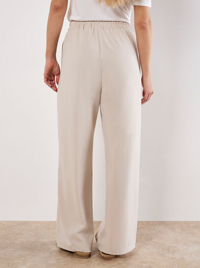 Woven Wide Leg Trousers
