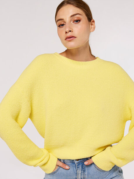 Fuzzy Crop Jumper