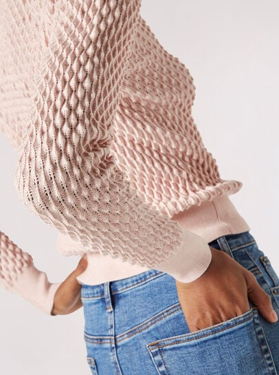 3D Textured Knitted Jumper