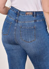 Curve Sade High-Waist Skinny Jeans, Navy, large