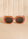 Brown Bardot Sunglasses, Brown, large