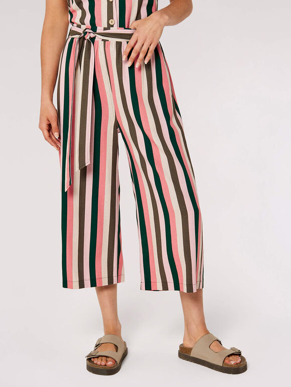 Vertical Stripes Co-Ord-Pink, , large