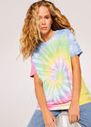Tie Dye Tshirt, Pink, large