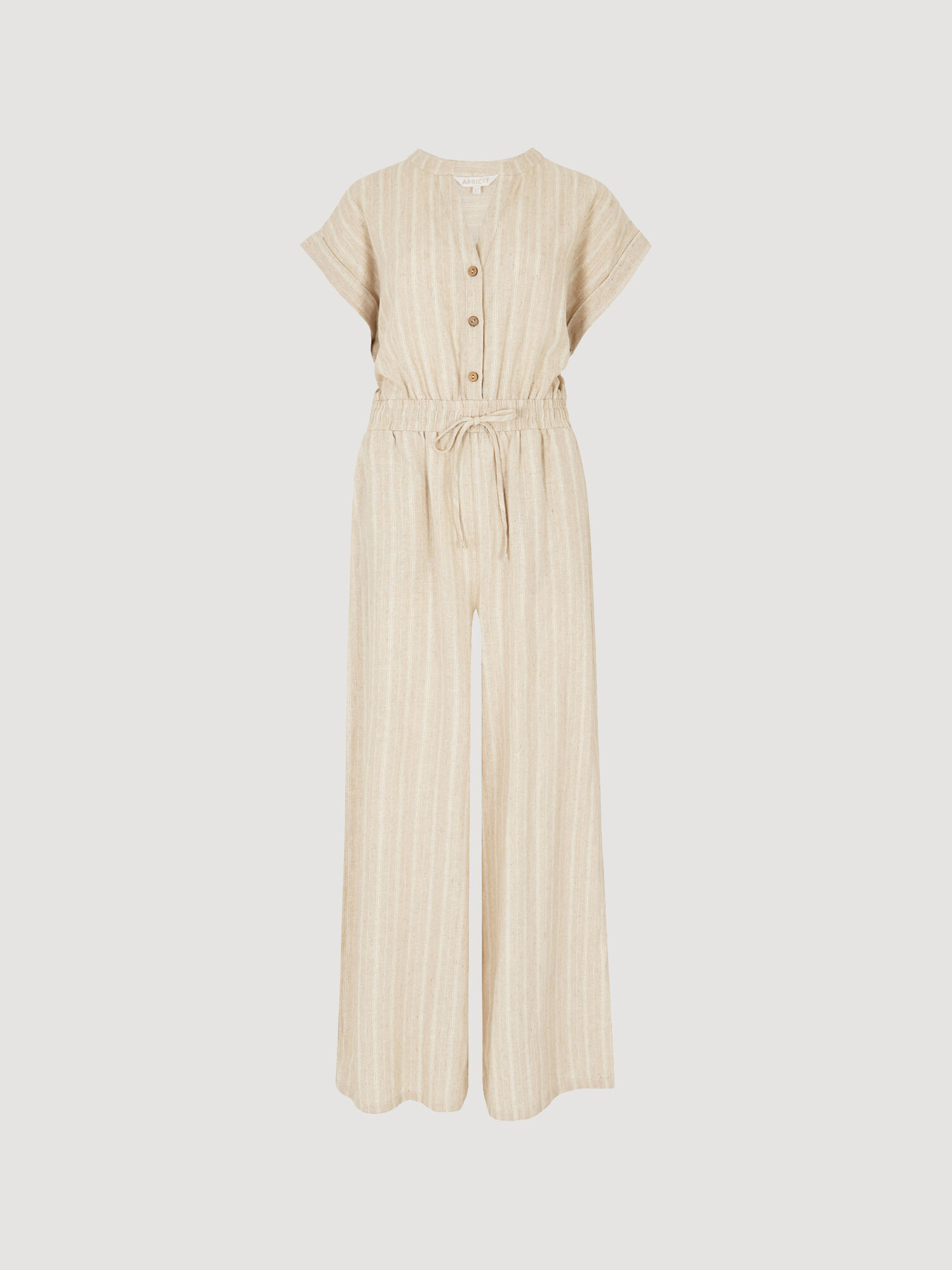 Stripe Woven Palazzo Jumpsuit | Apricot Clothing