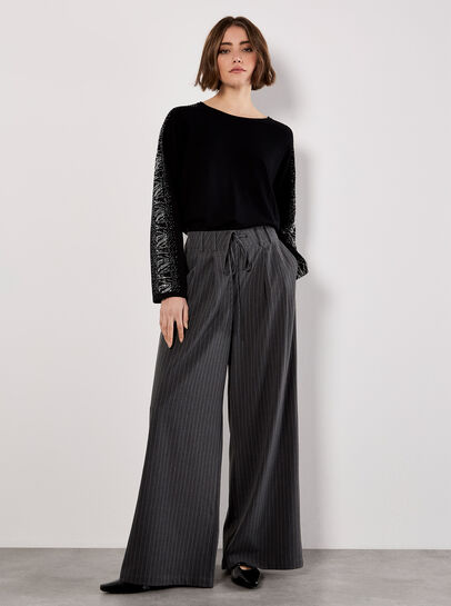 Diamante Snakeskin Sparkle Jumper