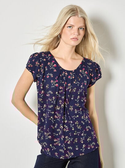 Ditsy Floral Lightweight Top