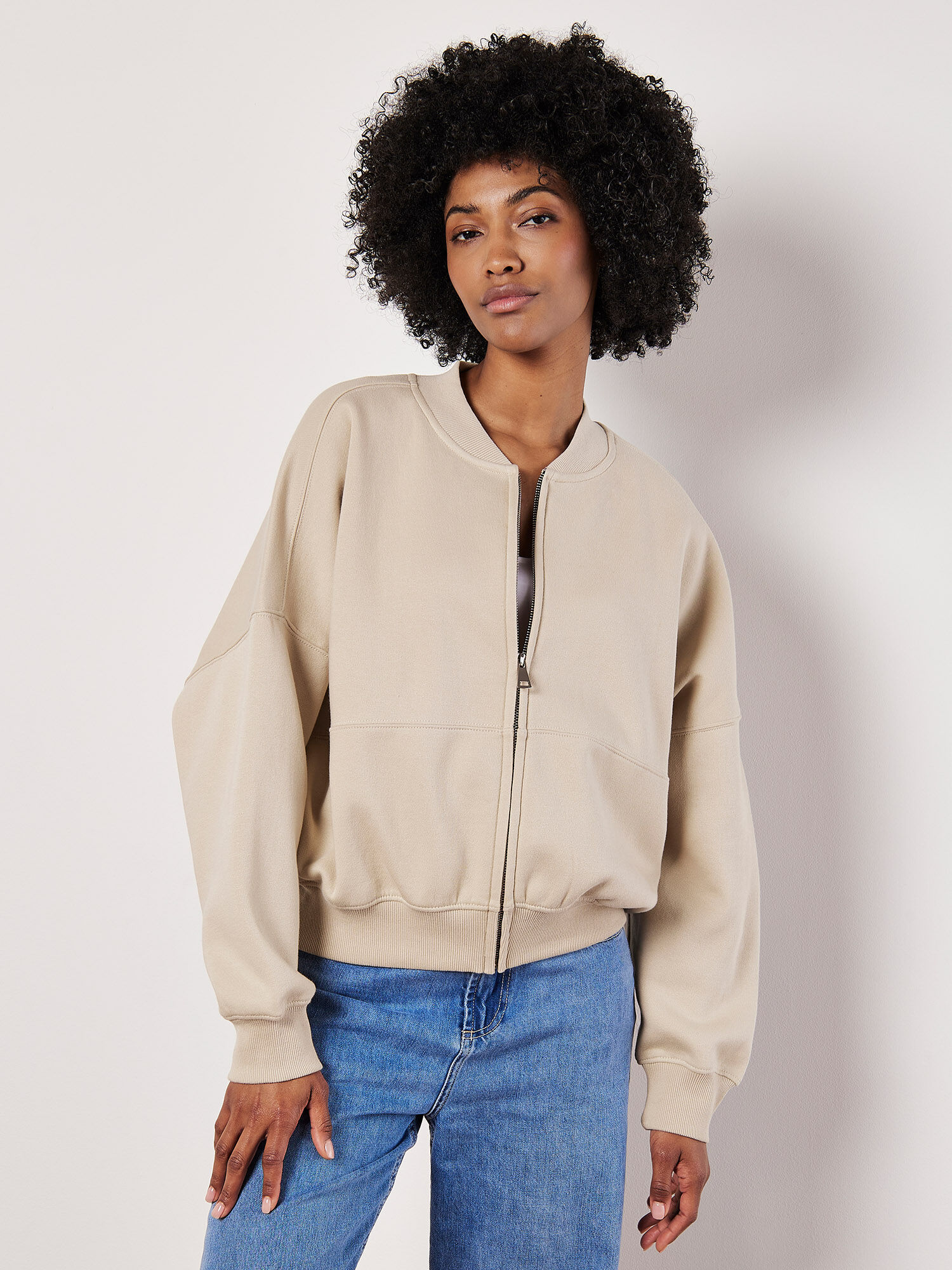 Sweatshirt bomber clearance