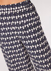 Geo Shell Culotte Trousers, Navy, large