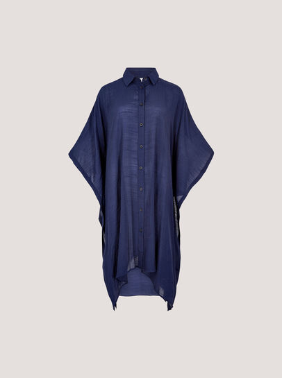 Oversized Textured Kaftan