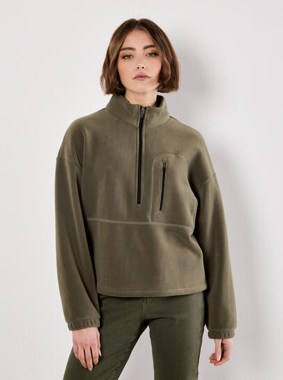 Zip Down Premium Fleece Jumper