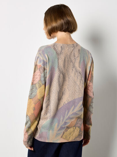 Abstract Leaf Jumper
