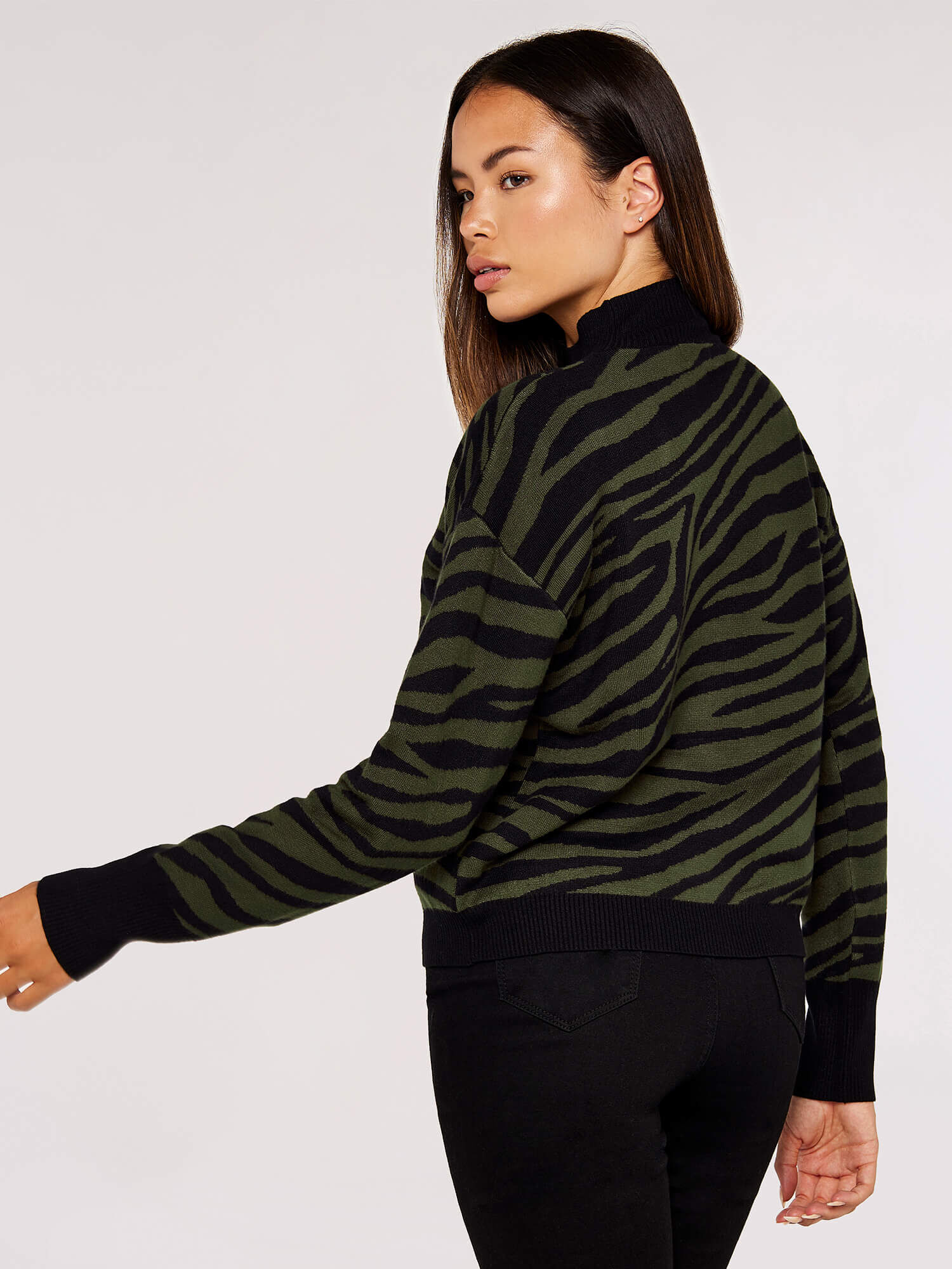 Mango zebra jumper store
