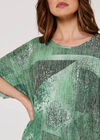 Triangle Square Maze Top, Green, large