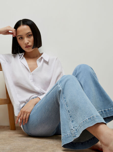 Bella Mid-Rise Flare Jeans