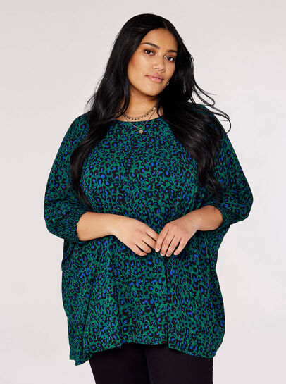 Curve Animal Print Top