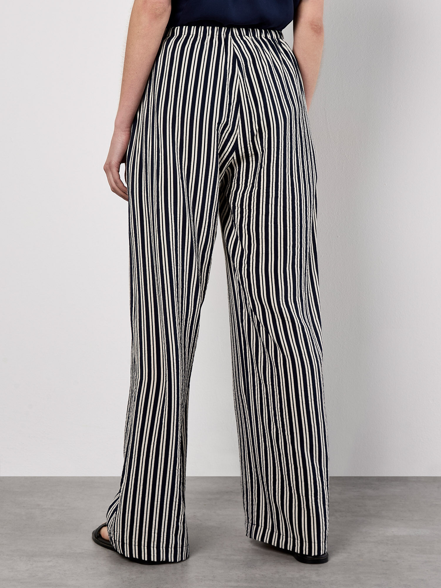 【LOULOUSEOUL】Vacation Stripe Pants (Apricot) Trousers | Womenswear | Apricot Clothing