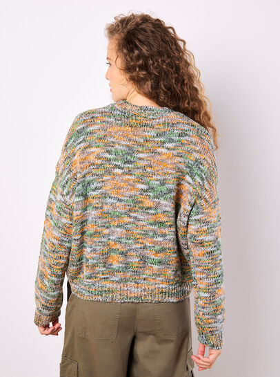 Space Dye Boxy Jumper