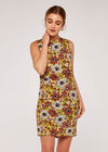 70s Floral Dress, Yellow, large