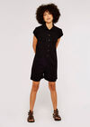 Utility Casa Playsuit, Black, large