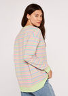 Pastel Rainbow Sweatshirt, Mint, large