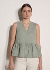 Floral Embroidered Peplum Top
, Mint, large