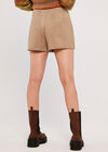 Suede Shorts, Brown, large