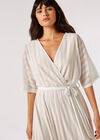 Shimmer Kimono Midaxi Dress, Cream, large