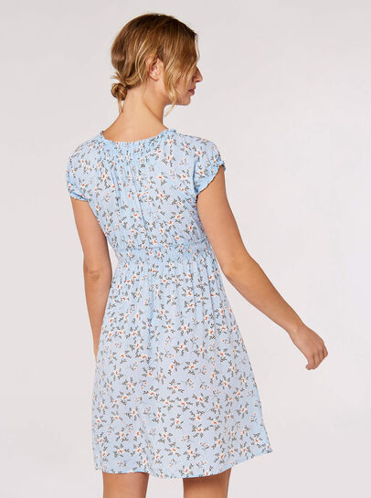 Orchid Milkmaid Mini Dress