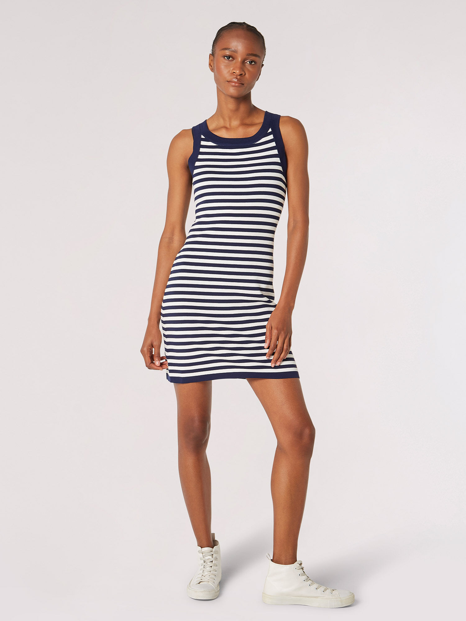 Striped bodycon dress discount